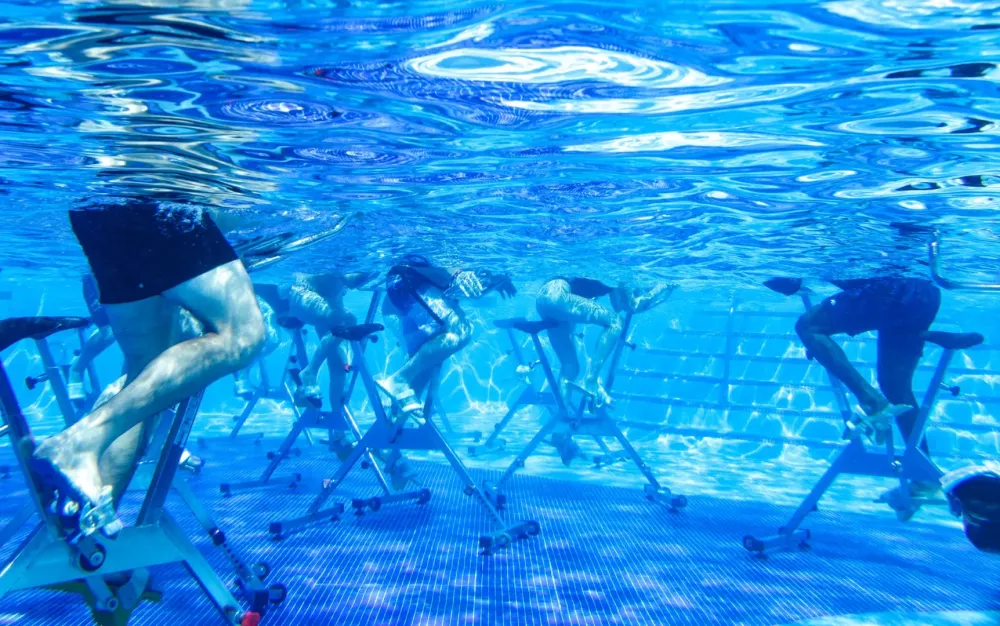 Aqua bike près de Saint-Xandre